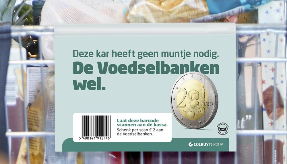 Colruyt Group maakt winkelkar één maand betalend